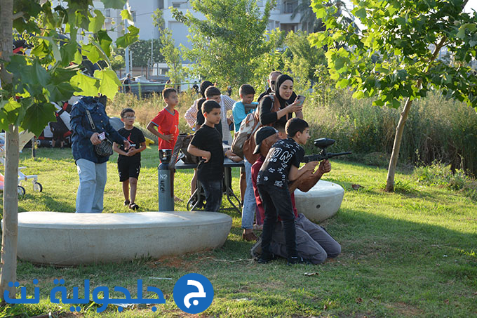 فعاليات باحضان الطبيعة في وادي قانا في جلجولية